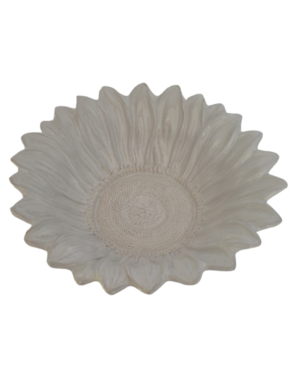Pottery Barn Retired White Sunflower 11.5" Large Serving Bowl